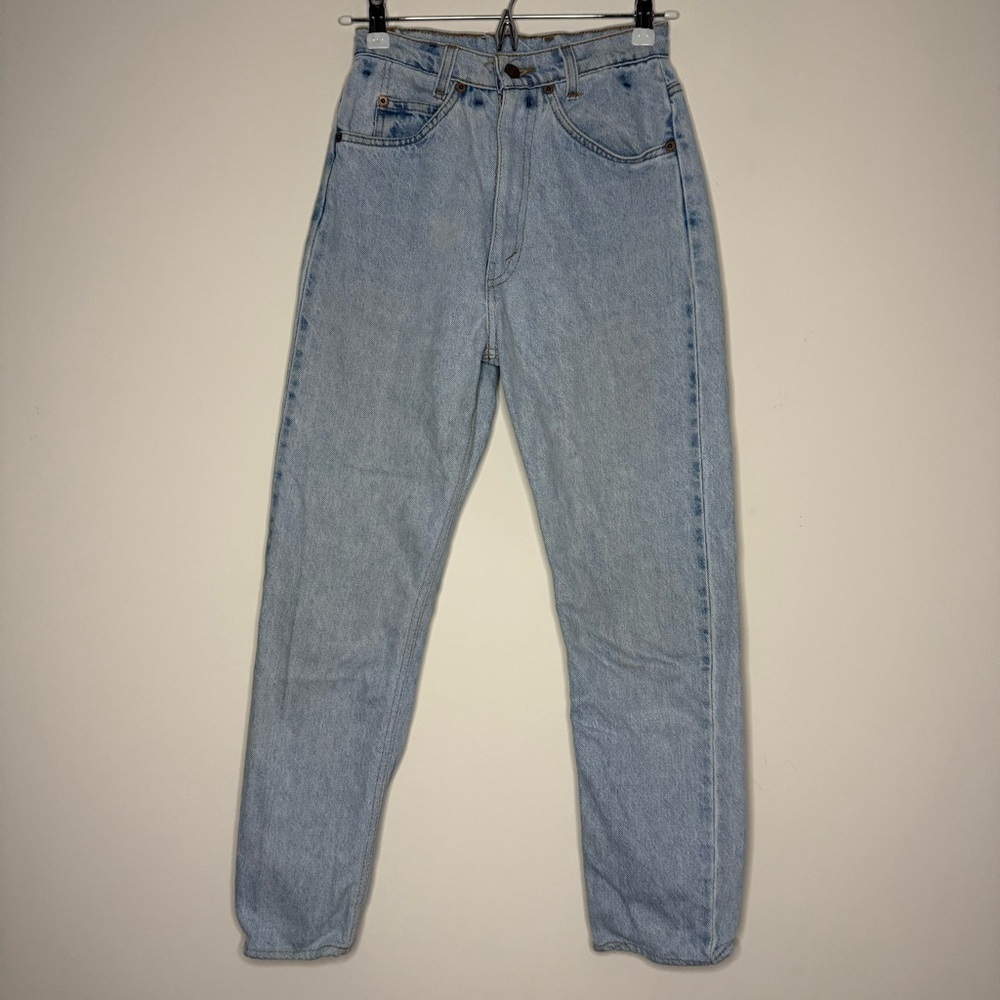 VTG LEVI’S Orange Tab 80s 90s High Waisted Rigid Denim Straight Leg Mom Jeans